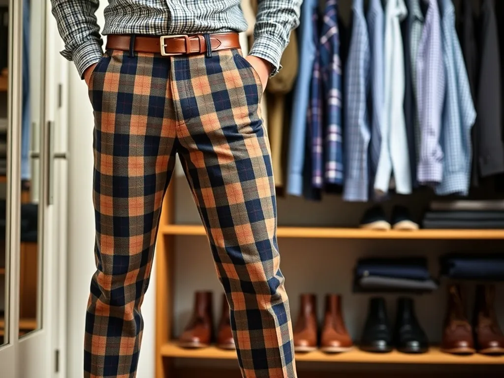 Spodnie w kratę męskie stylizacje: jak je nosić z klasą?