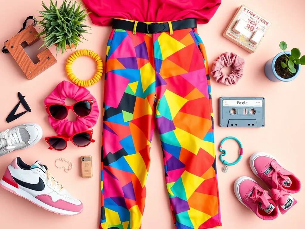 Spodnie piramidy lata 90: ikona mody, która wraca do łask!